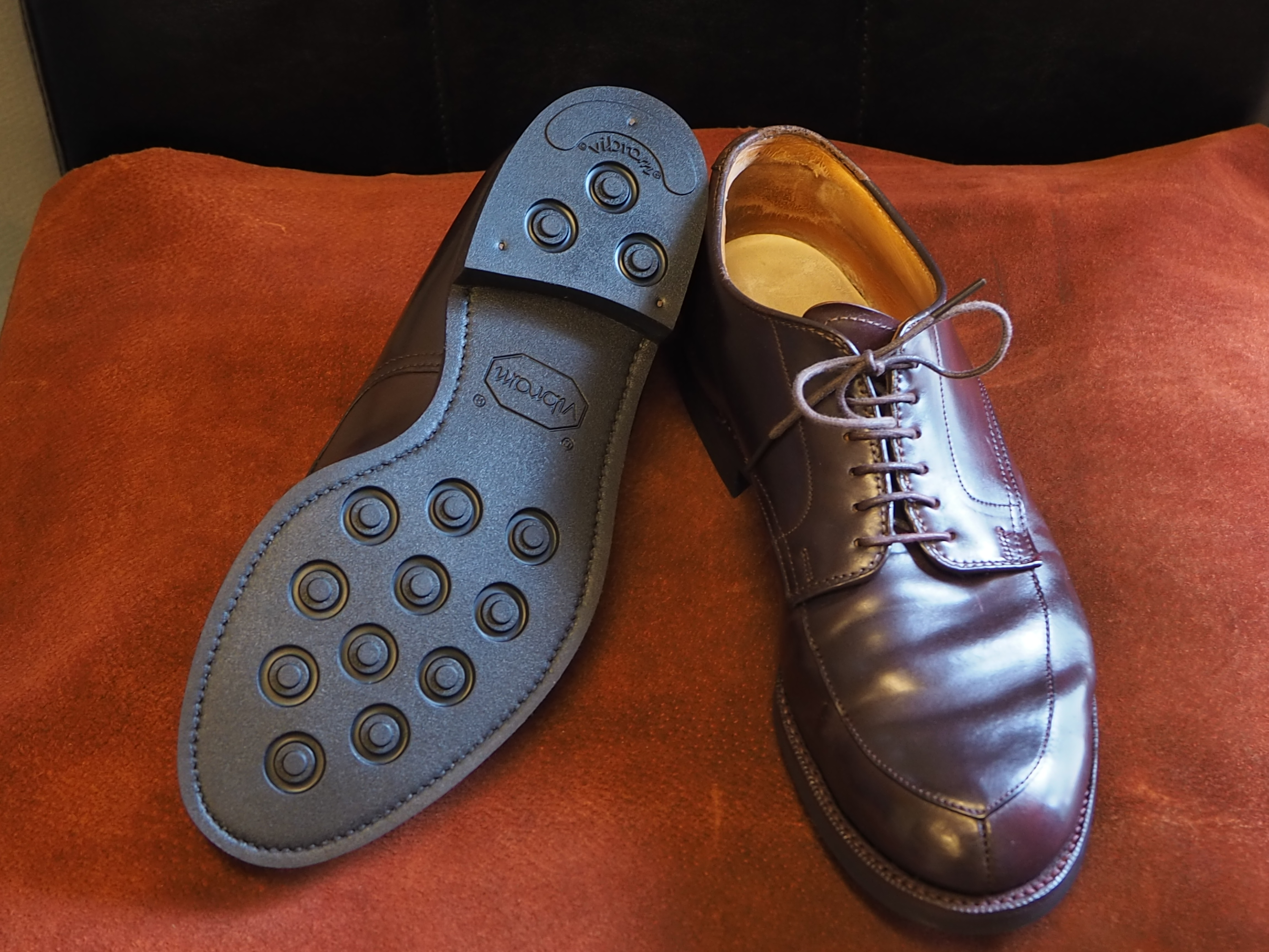 靴修理店 A Presto Careのブログ （修繕事例 オールソール Alden）