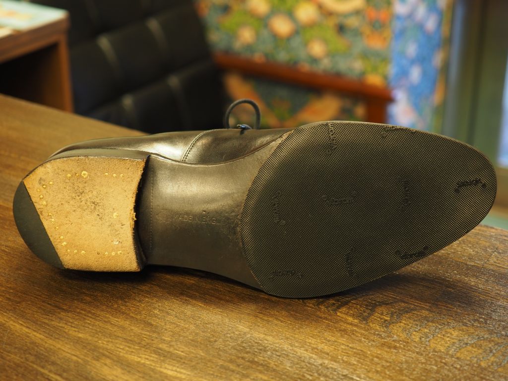 横浜・馬車道の靴修理店 A Presto Careのブログ（修繕事例 ハーフラバー EDWARD GREEN エドワードグリーン チェルシー）